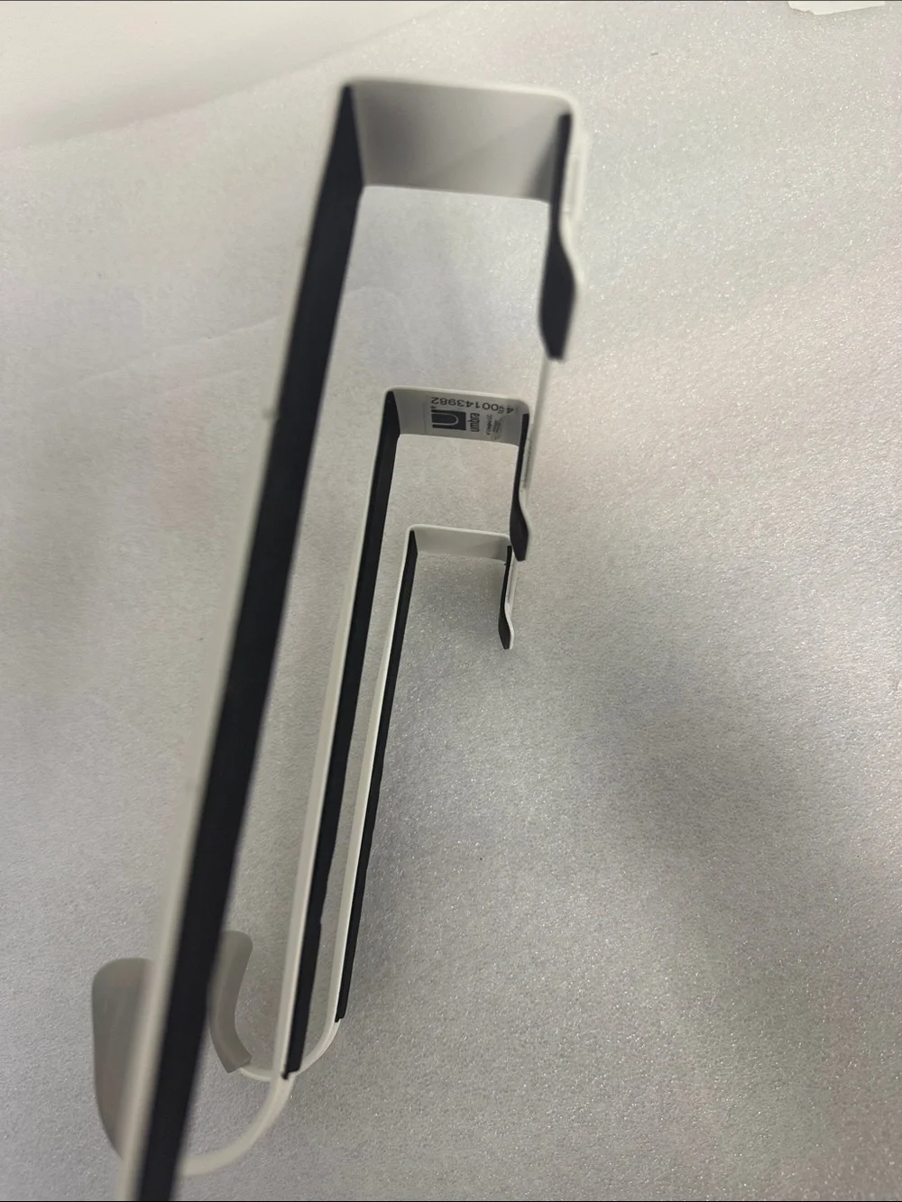 Umbra White Wall Hook Rack with Gray Tips